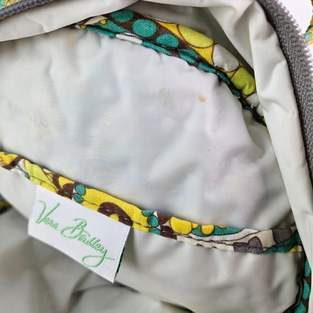 Vera Bradley Lunch Bunch Lemon Parfait Yellow Paisley Lined Lunch Bag - Picture 13 of 13